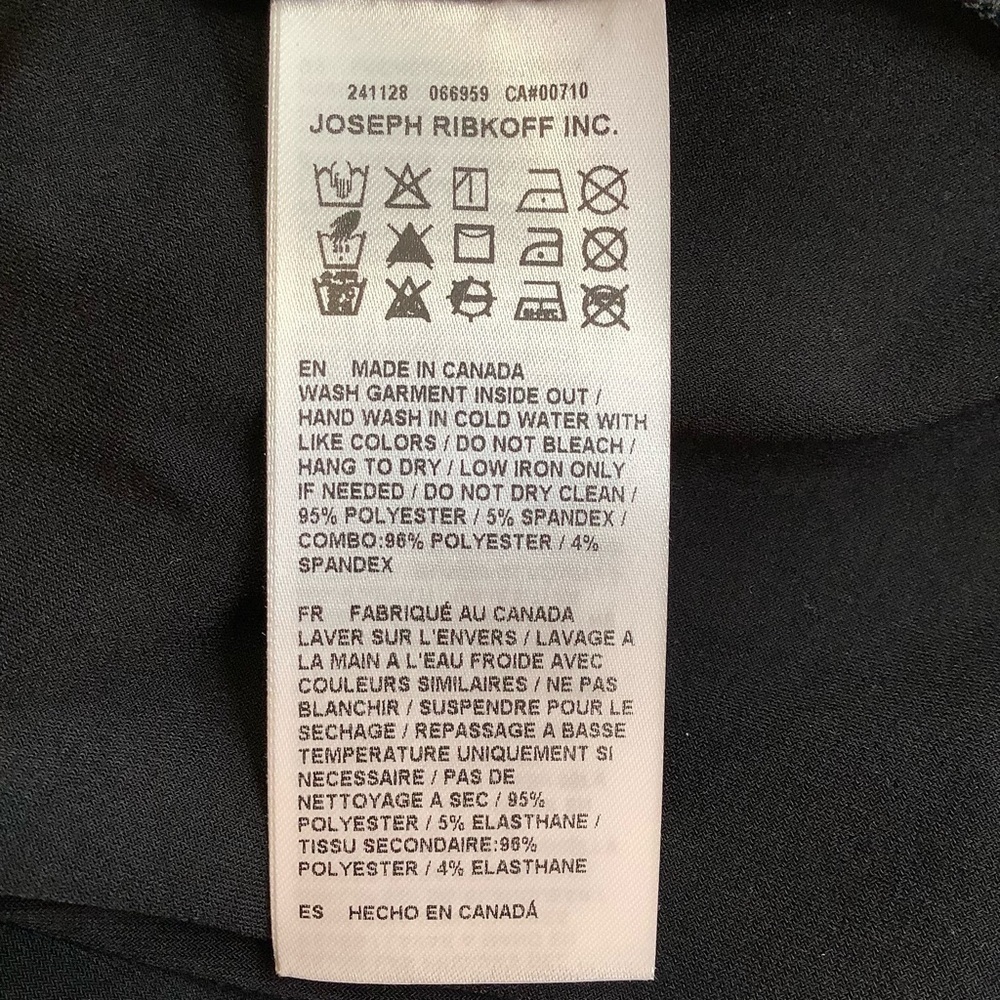 JOSEPH RIBKOFF Two Tone Colour Block Midi Cocktail Dress NWT 6 - Picture 12 of 13